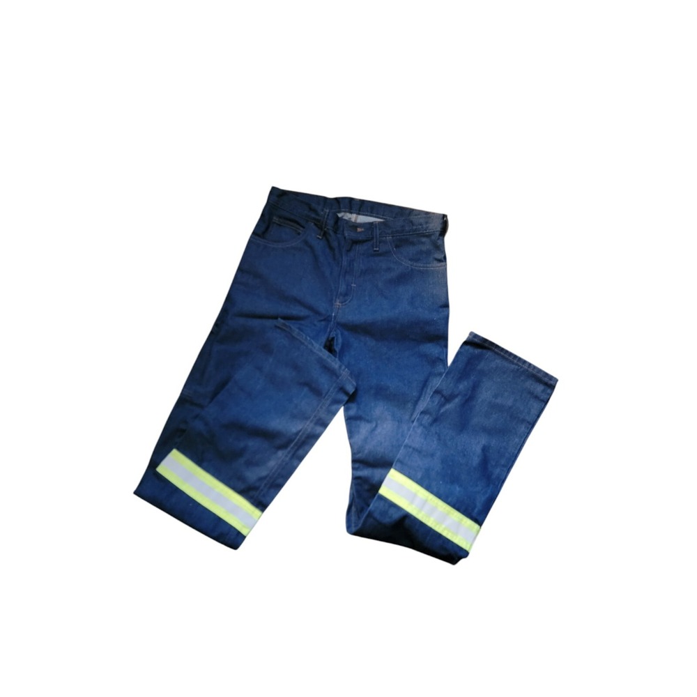 NWOT New Crude FR Fire Resistant Reflection Dark Denim Jeans Pants 30 X 36